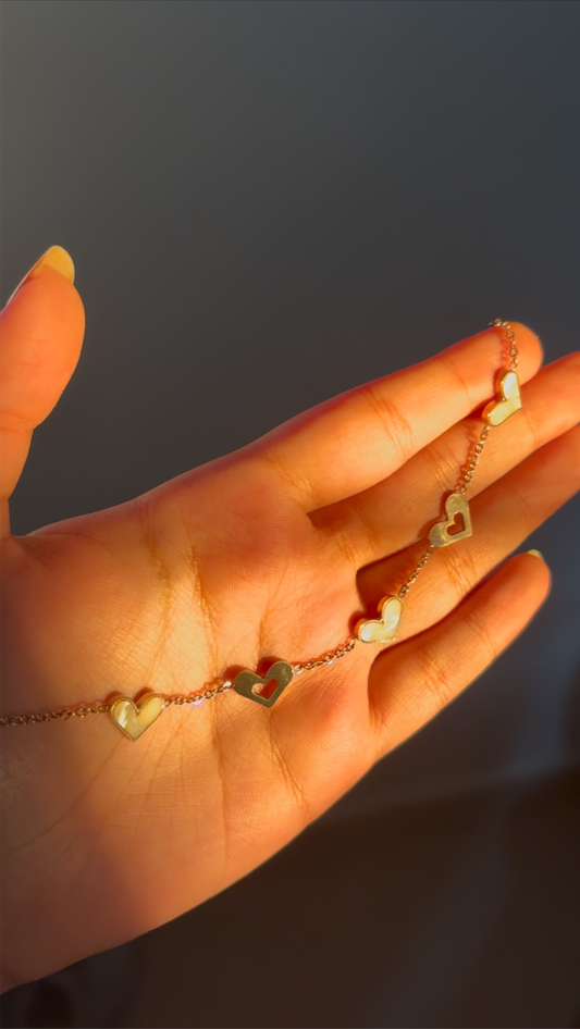 White charm bracelet