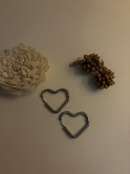 Heart earrings
